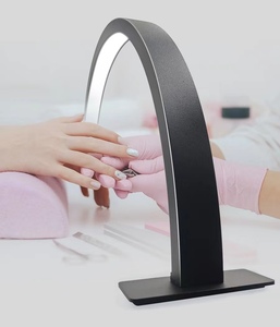 <b>U</b> Shaped Half Moon LED <b>Nail</b> Desk Lamp Eye Protection Beauty Salon Manicure Fill Light Table Lamp - Product Image 2