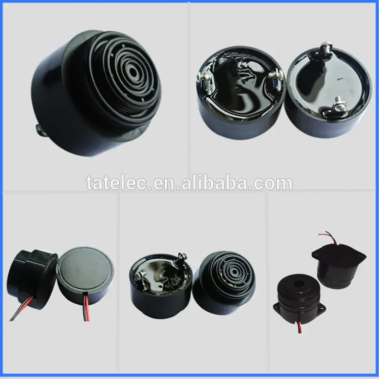 Piezo Buzzer ชนิดกันน้ำที่ใช้งานได้4333 DC 12V 24V 95dB พัลส์เสียงต่อเนื่อง Piezo Buzzer