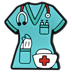 Decorazioni <span class=keywords><strong>per</strong></span> <span class=keywords><strong>Scarpe</strong></span> in PVC a Tema Medico, Stetoscopio, Dottore, Infermiera, Adatte <span class=keywords><strong>per</strong></span> Bambini, Adulti e Donne - Product Image 2