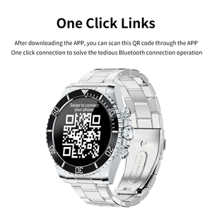 Reloj Inteligente <span class=keywords><strong>para</strong></span> Hombre y Mujer con Pantalla IPS, Resistente al Agua IP67, Correa de Acero, Monitor de Sueño, Oxígeno en Sangre, Frecuencia Cardíaca y Monitoreo de Salud - Product Image 5