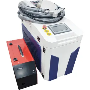 Machine de soudage laser portable 2000w, petite machine de soudage laser à fibre en tôle d'acier inoxydable de haute qualité
