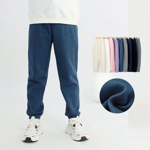 Sweat-shirts de sport d'automne pour garçons 100 % coton, nouveau style coréen, couleur unie, décontractés, et pantalons anti-moustiques pour grands enfants, pour le sport - Product Image 3