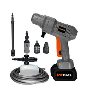 เครื่องฉีดน้ำแรงดันสูงไร้สายสำหรับล้างรถ พร้อมแบตเตอรี่แบบชาร์จไฟได้ 20V และปืนฉีดโฟมล้างรถ - Product Image 4