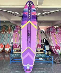 เซิร์ฟบอร์ดแบบพองลมคุณภาพพรีเมียมจากโรงงานโดยตรง ขนาด 11'*33'' พร้อมอุปกรณ์เสริมสำหรับกีฬาทางน้ำ วัสดุดรอปสติทช์ - Product Image 1