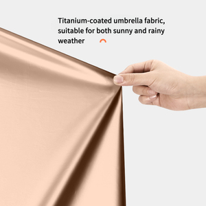 <span class=keywords><strong>Parapluie</strong></span> pare-soleil avec revêtement en titane, protection UV, <span class=keywords><strong>parapluie</strong></span> pliable automatique double usage soleil et pluie pour femmes, brise-vitres intégré - Product Image 4
