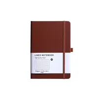 A5 Carnet personnalisé avec couverture en cuir Style littéraire simple Planificateur de bureau d'affaires un cadeau merveilleux