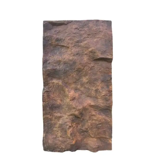 Natürlich aussehende künstliche Felswand platte aus Polyurethan Imitieren Sie die Wand verkleidung aus vulkanischem Gestein Pu Stone für die Außenwand