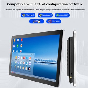 PC Industrial Todo en Uno Ultrafino de Montaje en Pared, Pantalla Táctil Comercial, Pantalla Táctil <span class=keywords><strong>IPC</strong></span>, 4GB/8GB RAM, 16GB-256GB - Product Image 3