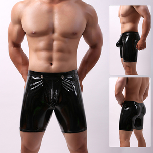 <span class=keywords><strong>Boxer</strong></span> da <span class=keywords><strong>Uomo</strong></span> Personalizzati in Poliestere e Pelle <span class=keywords><strong>con</strong></span> Tasca Aperta Senza Cuciture e Chiusura a Bottone - Product Image 2