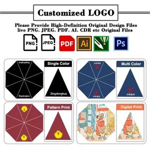 Custom Foldable Polyester Umbrellas for Business <b>Gifts</b> Wholesale with Logo Printing - Product Image 2