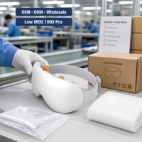 KINWONG Beheiztes Augenmassagegerät Intelligentes Augenpflegegerät USB-Aufladbar Verstellbarer Riemen zur Linderung von Augenermüdung OEM Großhandel