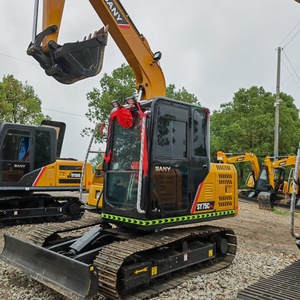 Mini excavatrice utilisée de Sany SY75C moteur Isuzu de 7.5 tonnes de performance Valve hydraulique de Kawasaki 0.12-0.32mÂ ³ Bucket 43kw Power Good - Product Image 4