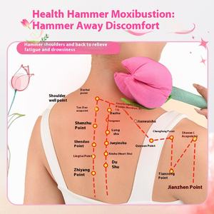 Nouveau marteau en armoise PETAL pour <span class=keywords><strong>massage</strong></span> corporel avec fonction musicale, diverses couleurs au choix, <span class=keywords><strong>tulipe</strong></span> et marteau - Product Image 3