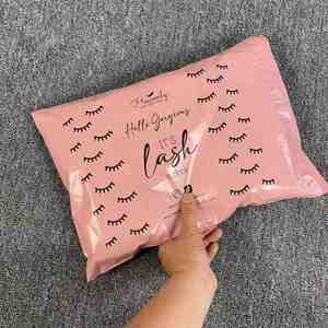 Custom Printed logo Small Matte pink Mailers Poly Shipping <b>Packaging</b> Envelope Courier Postal <b>Bag</b> for <b>Clothing</b> - Product Image 3