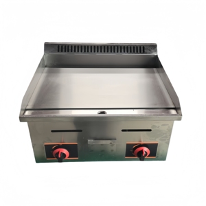 Gril Plancha Commercial en Acier Inoxydable et Fonte à Gaz GPL, Nettoyage Facile pour Restaurants, Chariots de Restauration, Équipement de Friture de Steaks - Product Image 3