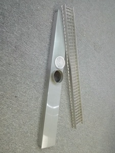 Siphon de sol d'hôtel moderne long canal de crépine en acier inoxydable en <span class=keywords><strong>PVC</strong></span> finition polie canal de drainage en plastique <span class=keywords><strong>extérieur</strong></span> pour l'intérieur - Product Image 2