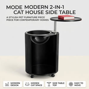 Mesa Auxiliar Moderna Multifuncional para Gatos, Materiales de Primera Calidad, Estructura Confiable, Ideal para Gatos, Hogares Modernos y Compactos - Product Image 5