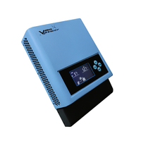 Controladores de Carga Solar Multifunción de 12V/24V/48V 40A/50A/60A, Controlador de Carga Solar MPPT Automático para Baterías de Litio y Plomo-Ácido