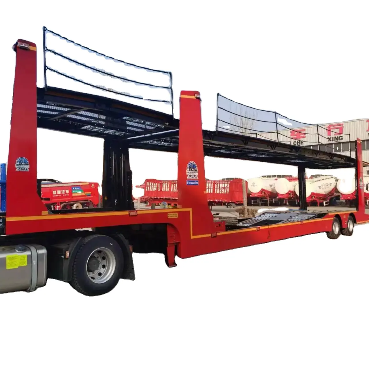 Hot selling new products car transporter trailer car trailers prices 8 car carrier trailer for sale