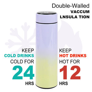 Factory Wholesale 316 Stainless Steel Temperature <b>Measurement</b> Bottles Display Intelligent Insulated Cup Water Bottle - Product Image 2