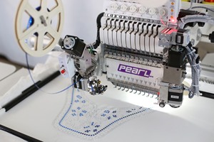 Máy thêu phẳng đầu đơn máy thêu máy tính với chức năng thêu sequin - Product Image 2