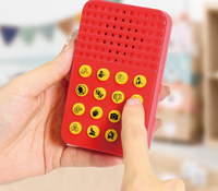 Machine à effets sonores pour paniers de Pâques, 16 sons hilarants, cadeaux de farces pour garçons et adolescents, cadeau de Pâques, plastique rouge 10x6cm