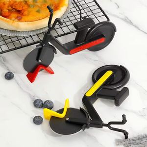 Stainless Steel Household Charming Bicycle-Shaped Cutter Food Pizza Cutting Kitchen Tool - Product Image 4