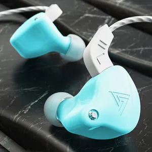 QKZ AK6-X 3.5mm earphones headphones for mobile phone wholesale price wired earphone with microphone earbud & in-ear headphones