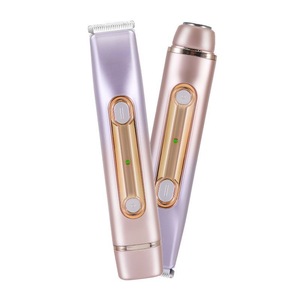 Épilateur rechargeable 2 en 1 pour <span class=keywords><strong>femme</strong></span>, OEM/ODM, sans douleur, pour le <span class=keywords><strong>maillot</strong></span>, le visage et le corps entier, <span class=keywords><strong>rasoir</strong></span> de toilettage. - Product Image 1