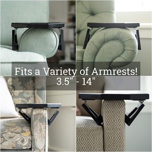 Accoudoir multifonctionnel en bambou, plateau de canapé, table de rangement à clipser écologique pour <span class=keywords><strong>la</strong></span> maison, nouvel arrivage - Product Image 4