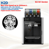 Imprimante 3D en caoutchouc EU/UK Bambo Lab H2C H2S H2D P1S P2S A1