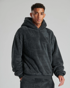 Factory Adult Ultra Soft <strong>Fluffy</strong> Plain Hooded Loungeable 1 Piece <strong>Mens</strong> Flannel Thermal 100% Polyester Winter <strong>Pyjama</strong> Pant Sleepwear - Product Image 5