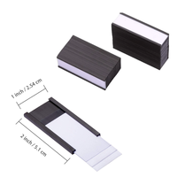 Porte-étiquettes magnétique en PVC en forme de C, étiquette magnétique pour casier, étiquette de nom magnétique pour étagères et casiers, vente chaude