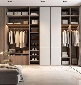 Venta Directa de Fábrica, Armario Empotrado de Madera Moderna de Alta Calidad, Tamaño Personalizado, de Lujo, para Dormitorio, Hotel, Comedor - Product Image 4