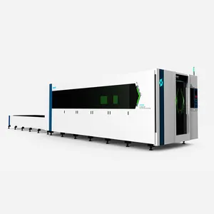 Machine de découpe laser à fibre haute productivité 6000w machine modèle fermée pour la coupe de métal
