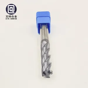 Carbide 4 Edge End Mills Are Used In CNC Machine Tools Milling Cutter