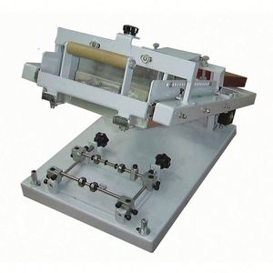 Manual Curved Circular Screen Printing Machine Paper Cup Cosmetic Bottle Printing Machine Pen <b>Candle</b> Screen Printing Machine - Product Image 3