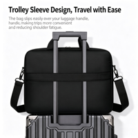 Nouvelle conception de sac pour ordinateur portable de luxe, imperméable, antichoc, en polyester, pour femmes et hommes