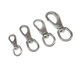 स्टेनलेस स्टील 316 समुद्री तैसा आंख स्नैक हुक #2 100 मिमी नौका हार्डवेयर पालतू चेन कीचेन लानीर्ड हुक क्लैस्प एक्सेसरीज - Product Image 2