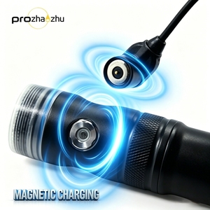 Prozhaozhu DL-XS06 4000 Lumen Luce <span class=keywords><strong>Subacquea</strong></span> Ricaricabile con Batteria 21700 LED Stroboscopica IP68 Profondità 100M per Immersioni in Naufragi - Product Image 4