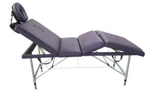 <span class=keywords><strong>Table</strong></span> de <span class=keywords><strong>massage</strong></span> pliable portable de qualité supérieure pour salon de beauté et spa, avec pieds en aluminium réglables en hauteur, pour les soins du visage - Product Image 6