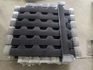 5ft x 8in 16 gam s-ngói mái năng lượng mặt trời <span class=keywords><strong>PVC</strong></span> tráng mạ kẽm lưới bảo vệ Tây Ban Nha ngói năng lượng mặt trời bảng điều khiển chim lưới bằng chứng <span class=keywords><strong>net</strong></span> với clip - Product Image 5