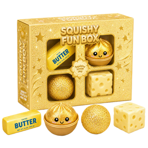 8-<b>Pack</b> Mystery Soft Box Squishy Set - Maltose Slow Rising Compression Stress Relief Toys, Blind Box Decompression <b>Fidget</b> Toys - Product Image 1