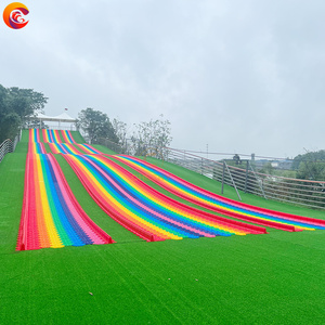 Bề<span class=keywords><strong>n</strong></span> sâ<span class=keywords><strong>n</strong></span> chơi ngoài trời vui chơi giải trí khổng lồ trượt trượt đơ<span class=keywords><strong>n</strong></span> đôi trượt dốc nhựa cầu vồng <span class=keywords><strong>Slide</strong></span> - Product Image 3