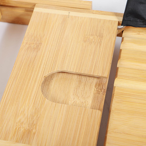 Bamboo Bathtub Rack 70x23x4.5cm Foldable Retractable <b>Storage</b> Shelf For Bathroom <b>Bathing</b> Use - Product Image 1