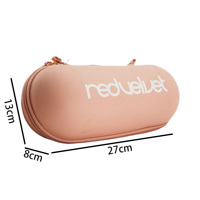 Étui personnalisé EVA pour lampe de poche de concert vocale avec insert en mousse Sac à fermeture éclair durable pour transporter Protection voyage antichoc