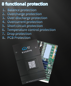 JK B2A20S20P 12V-96V LiFePO4 8S/10S/13S/15S/20S BMS con Aleación de Aluminio para Automóvil Eléctrico - Product Image 4