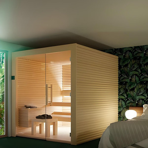 Sauna Triunity: A Sauna de Infravermelho Distante Mais Barata em Promoção, Pequeno MOQ, Múltiplas Salas de Sauna com Bar de Oxigênio - Product Image 5