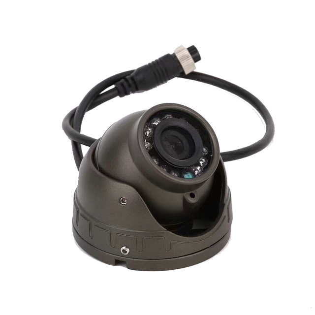 Truck Taxi Front Camera System 720P Mini Dome IR Waterproof AHD HD Funmodern FRV-637 Aviation Connector Metal Housing 5.0inch