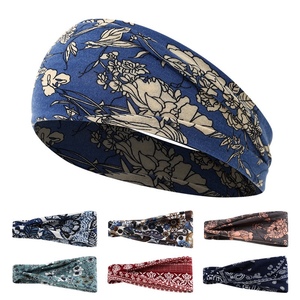 Diadema Deportiva Europea y Americana con Estampado, Antideslizante, Absorbente de Sudor, para Correr al Aire Libre, Accesorios para el Cabello de Mujer - Product Image 1